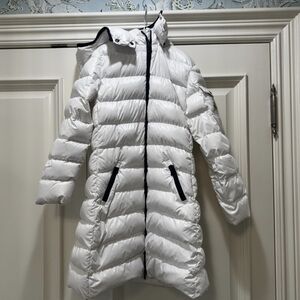Moncler White Puffer Kids Jacket